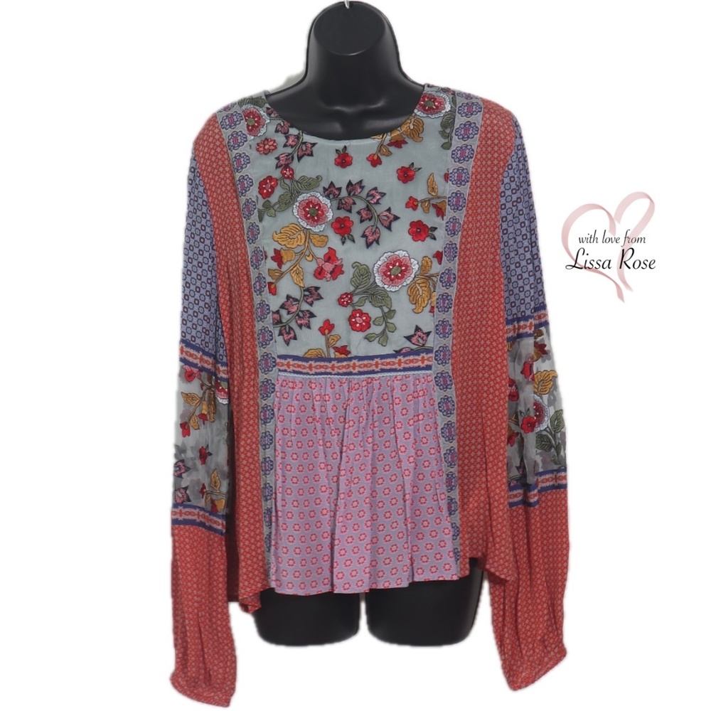 Salina Embroidered Peasant Blouse (Seen Worn Kept for Anthropologie)